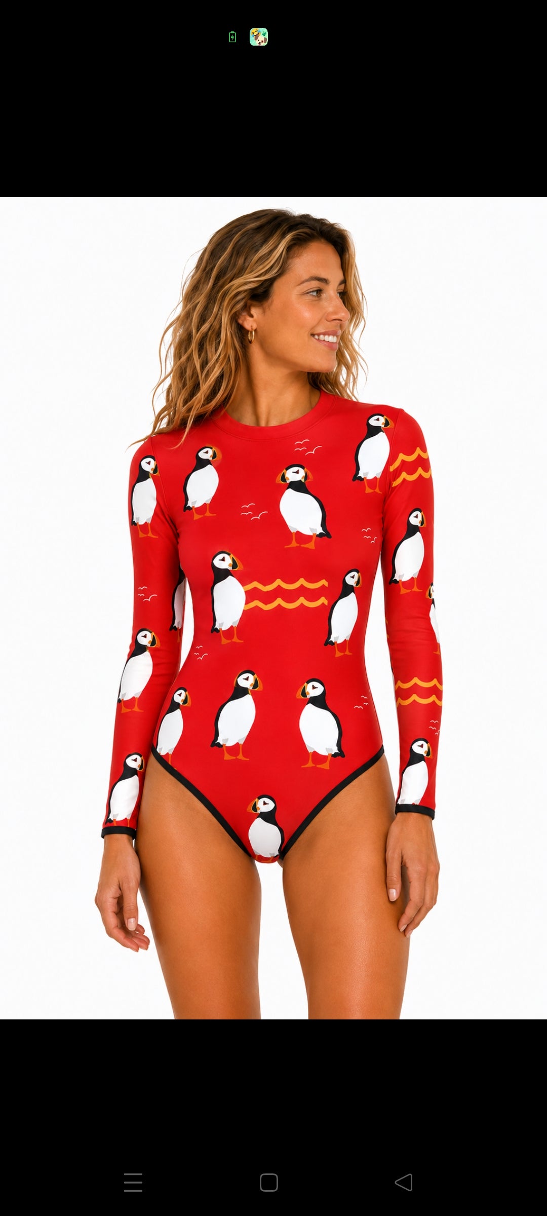 Baywatch Puffins Long Sleeved Swimsuit -