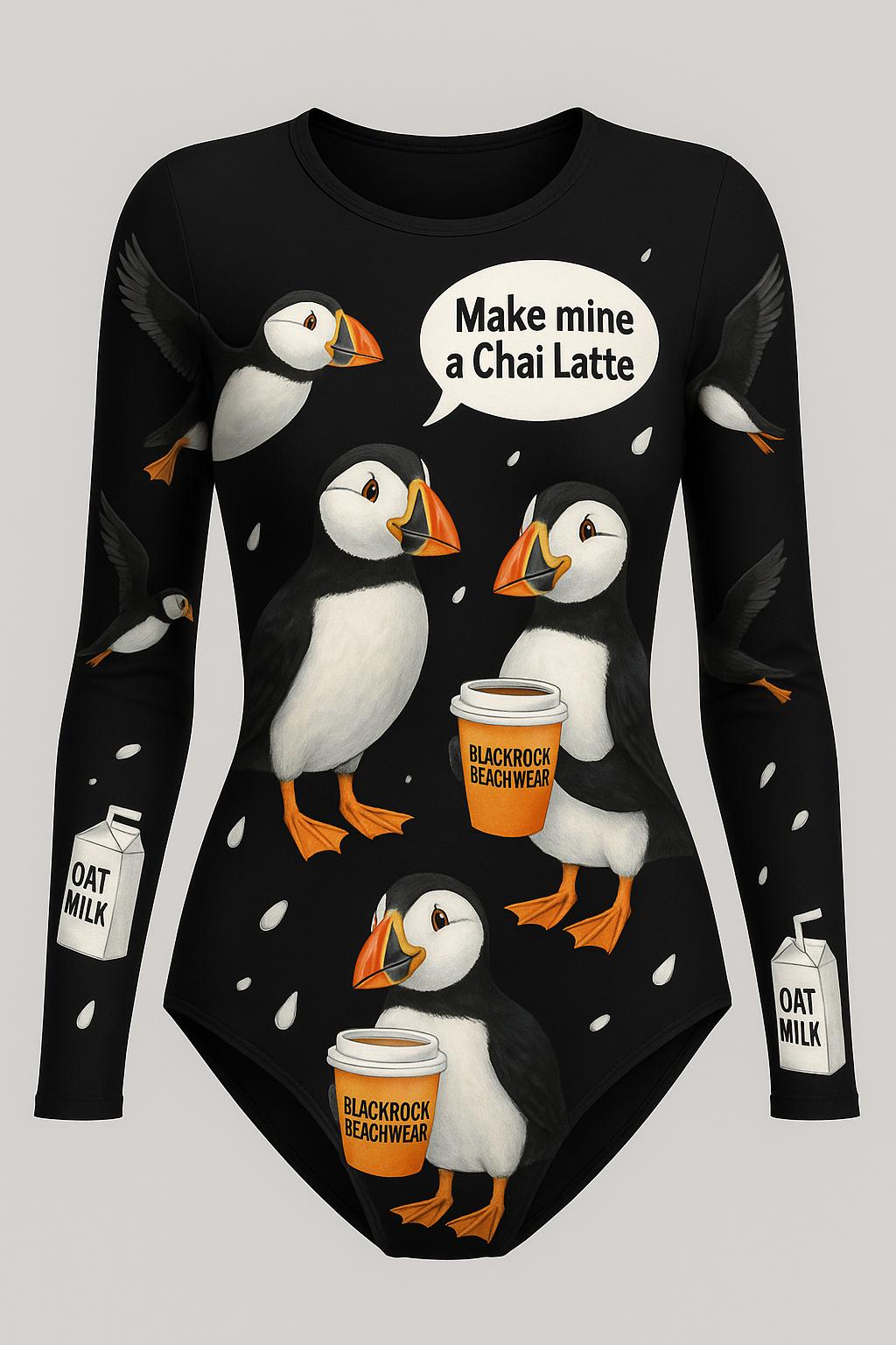 Long sleeved swimsuit