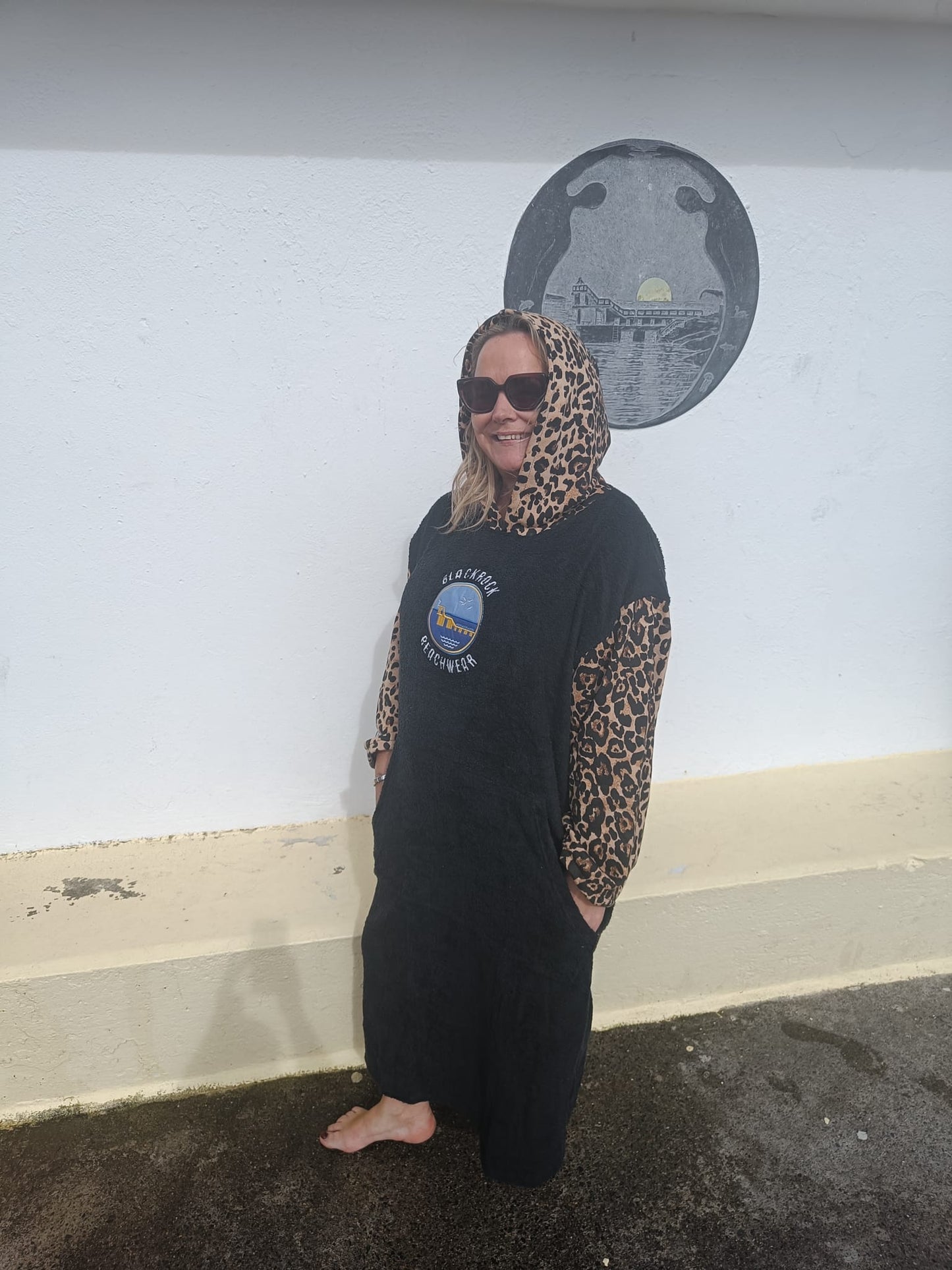 Mammoth hooded towel robe