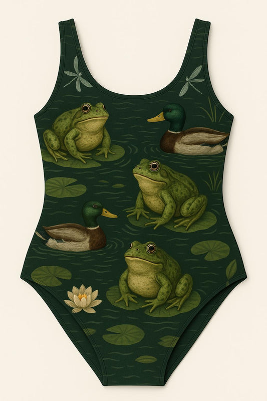 Short sleeved swimsuit