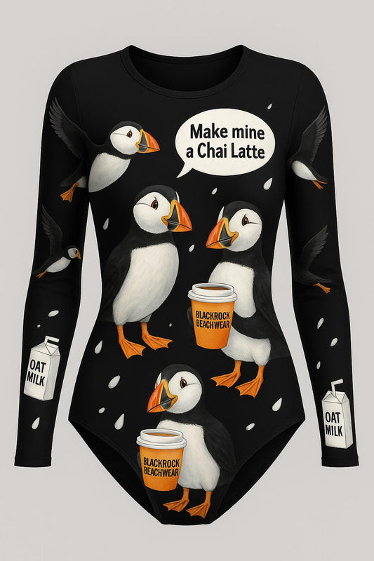 Long sleeved swimsuit