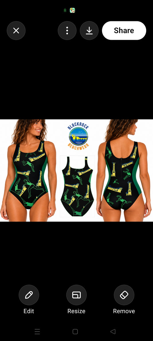 Alice Short Sleeved Swimsuit. Triple layered, comfortable and vibrant.