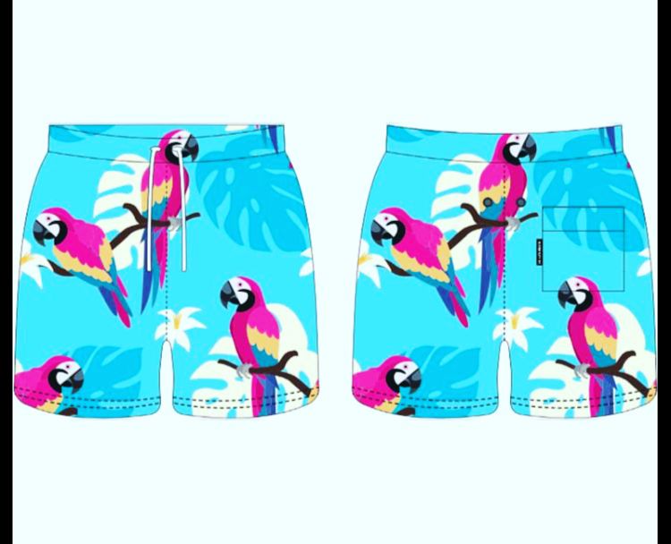 Parrot-Dice: Swoonworthy shorts for the exotic in you.