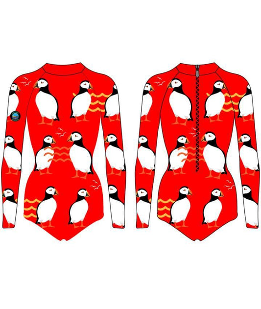Baywatch Puffins Long Sleeved Swimsuit -