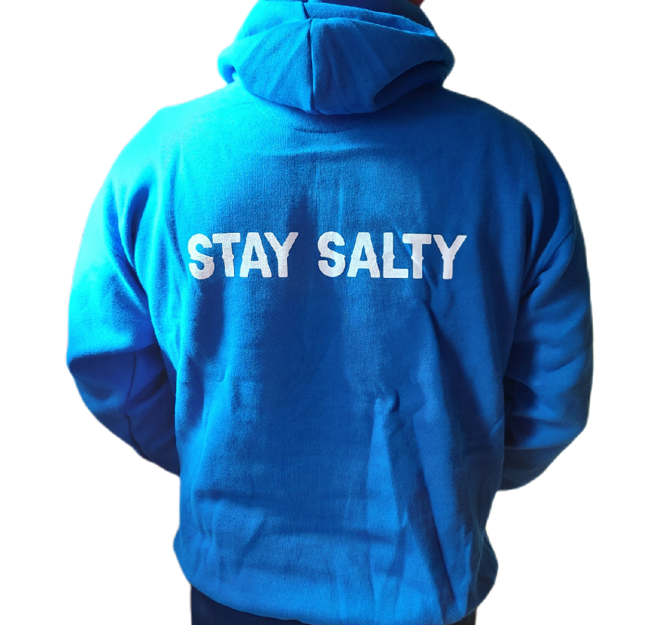 Warm Snug 'Dive In' & "stay salty" Hoodies